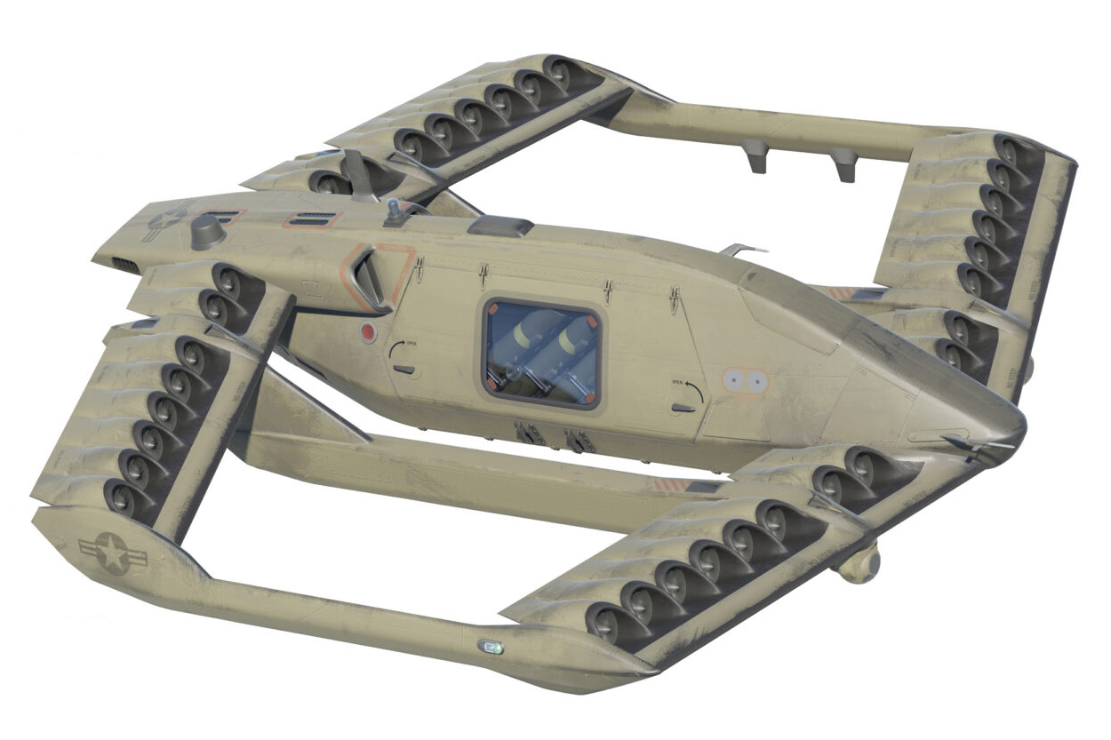 Sierra Technical Services Fledermauser FM1 hybrid-electric CTOL/STOL/VTOL cargo aircraft Sierra Technical Services Fledermauser FM1 hybrid-electric CTOL/STOL/VTOL cargo aircraft